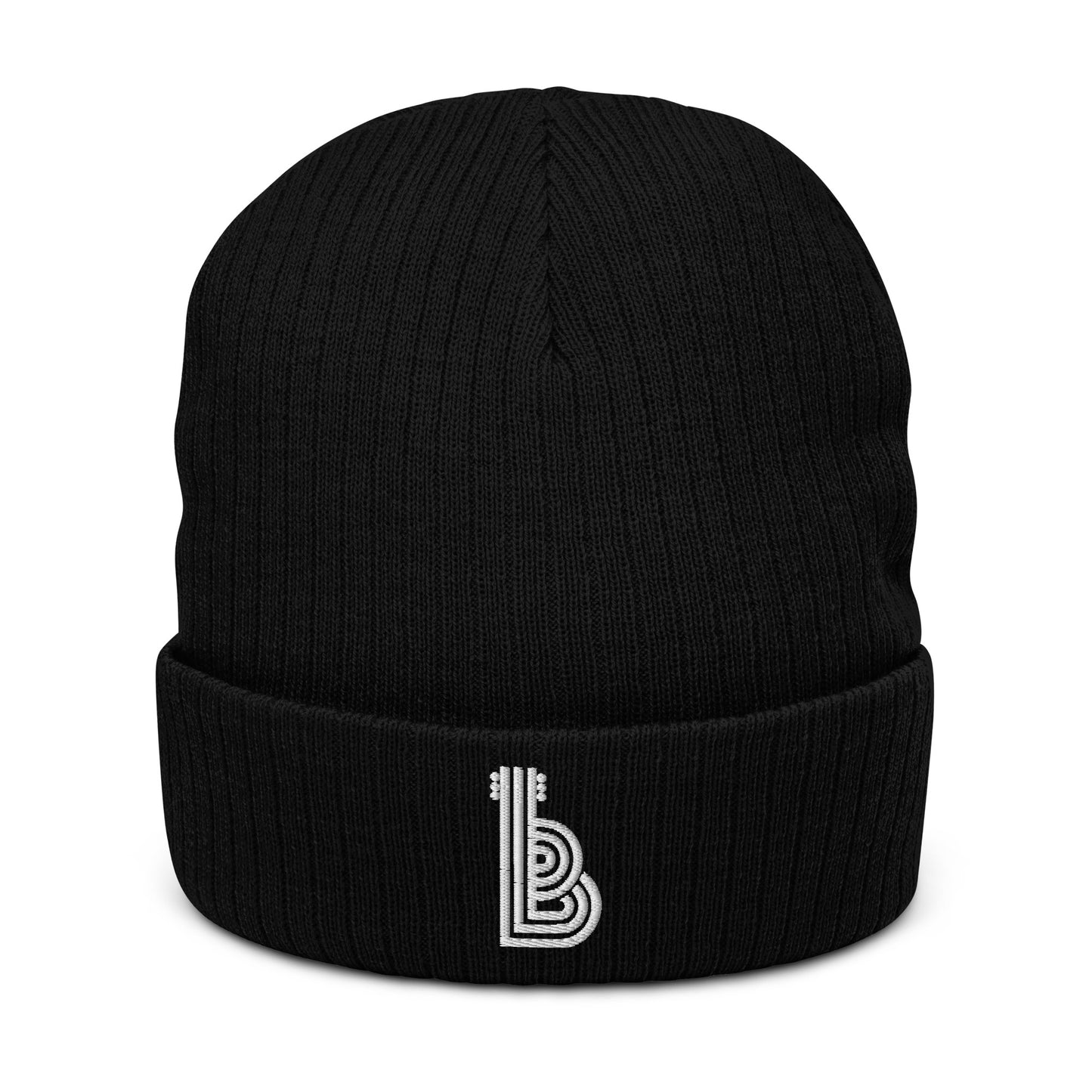 Ribbed knit beanie