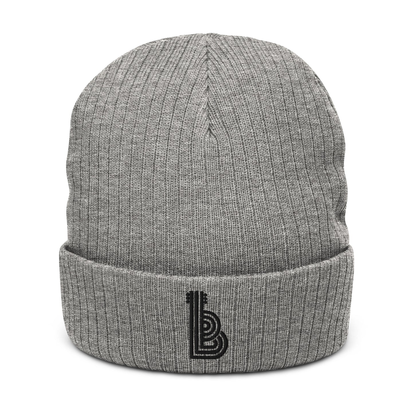 Ribbed knit beanie